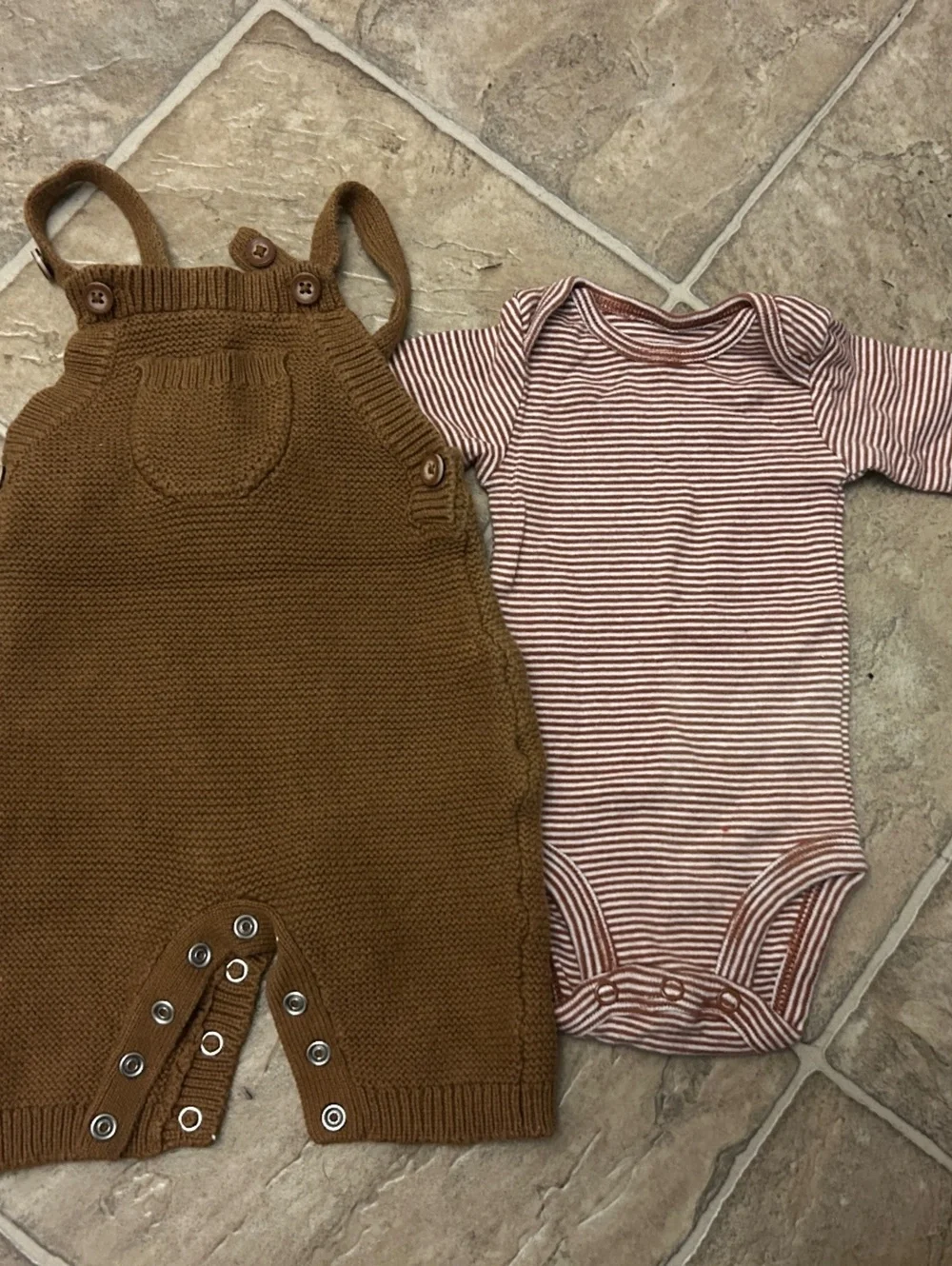 Newborn Baby Neutral Clothes Bundle 10 Pc Overalls Sleepers Bunny Football Fall